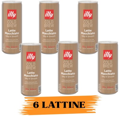 Illy Bevanda Caffe e Latte Macchiato Cold Brew 6pz/250ml 6pz