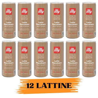 Illy Bevanda Caffe e Latte Macchiato Cold Brew 12pz/250ml 12pz