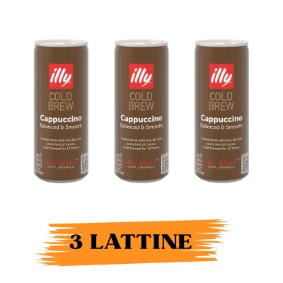 Illy Bevanda Caffe Cappuccino Cold Brew 3pz/250ml 3pz