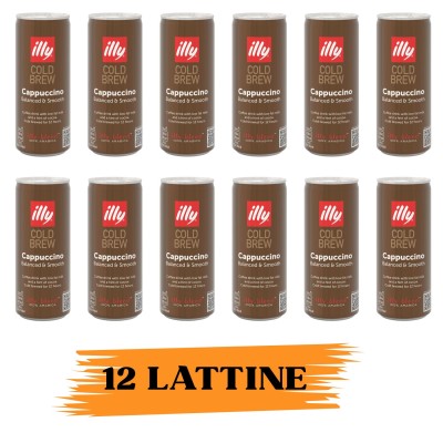 Illy Bevanda Caffe Cappuccino Cold Brew 12pz/250ml 12pz