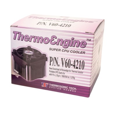 Dissipatore ThermoEngine V60-4210  per AMD athlon 1.4Ghz- Palomino 1.7 Ghz - Morgan 1.7 Ghz - Intel PIII CuMine 1.13Ghz