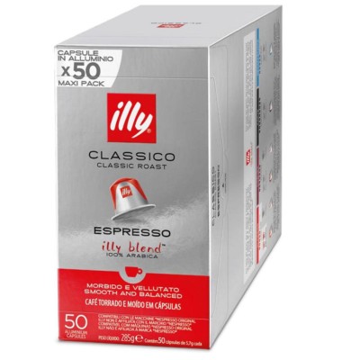 Illy Caffe Capsule Nespresso Classico 50pz New