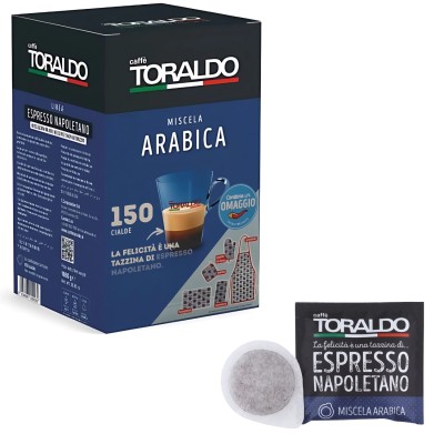 Toraldo Caffè Miscela Arabica Espresso Napoletano 150 Cialde