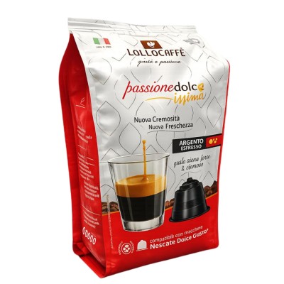 Lollo Caffe Capsule Dolce Gusto Argento 16pz VEN