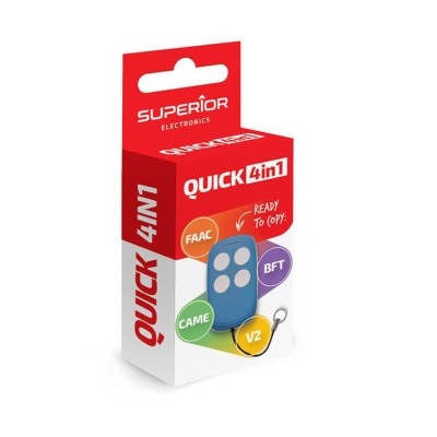 Superior Radiocomando Univ. Cancelli Quick 4in1 RF006