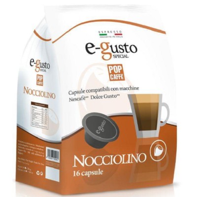 Pop Infuso Capsule Dolce Gusto e-Gusto Nocciolino 16pz