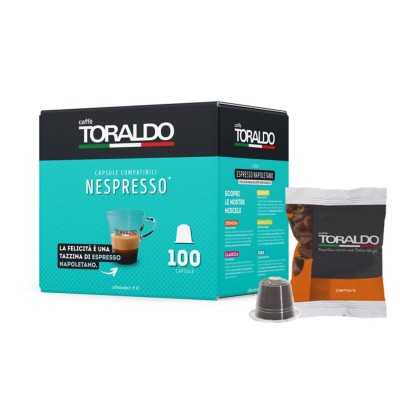 Toraldo Caffè Miscela Cremosa 100 Capsule Nespresso