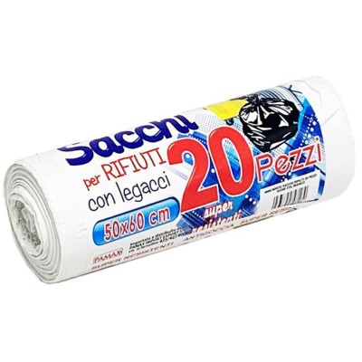 RMove Sacchi Rifiuti 50X60cm 1Rot/20Sacchi White
