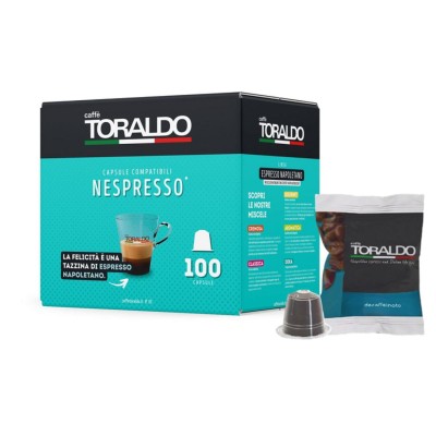 Caffè Toraldo Miscela Dek 100 Capsule Nespresso