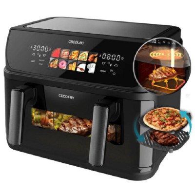 Cecotec Friggitrice Aria 10l Doppia 2800W Black Duoheat 10000