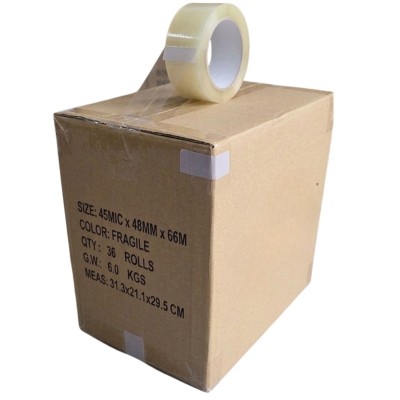 EcoPrice Nastro Adesivo Imbal Trasp+Avana+Fragile 48mmx66m 108pz