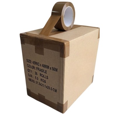 EcoPrice Nastro Adesivo Imbal Trasp+Avana+Fragile 48mmx66m 108pz