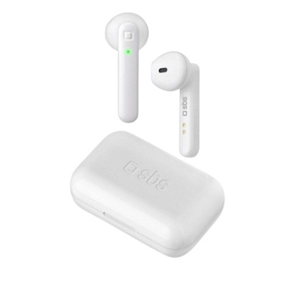 SBS cuffia e auricolare Bianco wireless