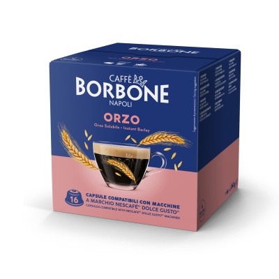 Caffè Borbone Capsule Compatibili Dolce Gusto - Orzo - 16 caps
