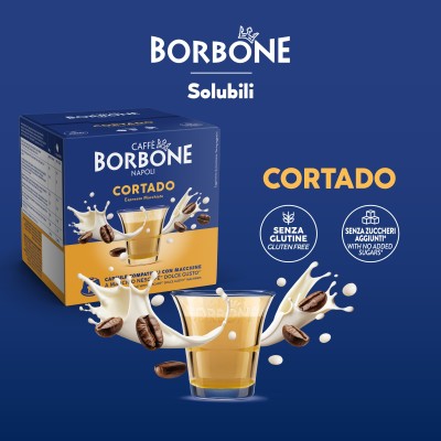 Caffè Borbone Capsule Compatibili Dolce Gusto - Cortado - 16 caps