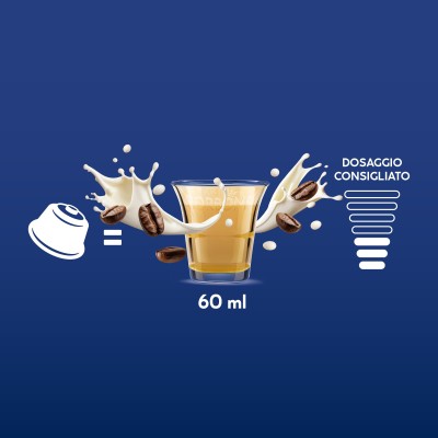 Caffè Borbone Capsule Compatibili Dolce Gusto - Cortado - 16 caps