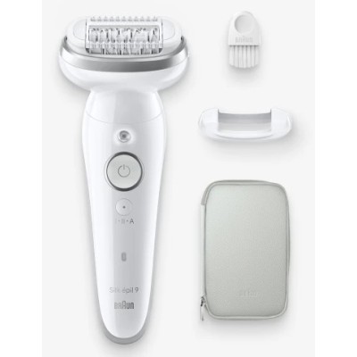 Braun Silk-épil 9 BR2-225328 epilatore 40 pinzette Grigio, Bianco
