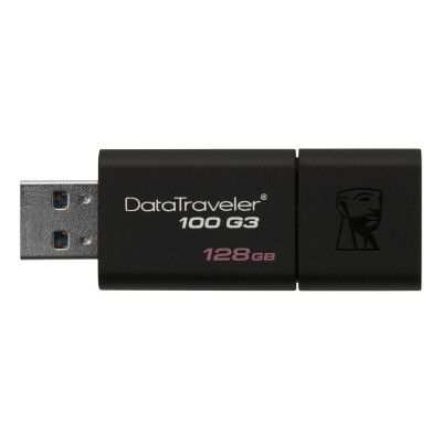 Kingston Technology DataTraveler 100 G3 unità flash USB 128 GB USB tipo A 3.2 Gen 1 (3.1 Gen 1) Nero