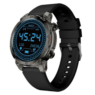 Nilox NXSWTRAILROUND smartwatch e orologio sportivo 3,53 cm (1.39") Digitale 360 x 360 Pixel Touch screen Nero