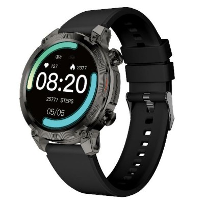 Nilox NXSWTRAILROUND smartwatch e orologio sportivo 3,53 cm (1.39") Digitale 360 x 360 Pixel Touch screen Nero