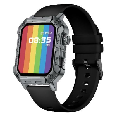 Nilox NXSWTRAILWATCH smartwatch e orologio sportivo 4,85 cm (1.91") Digitale 320 x 385 Pixel Touch screen Acciaio inox