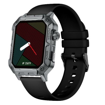 Nilox NXSWTRAILWATCH smartwatch e orologio sportivo 4,85 cm (1.91") Digitale 320 x 385 Pixel Touch screen Acciaio inox