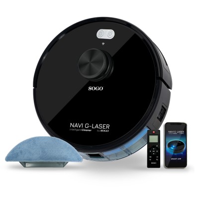 Sogo ASP-SS-16085 aspirapolvere robot Nero