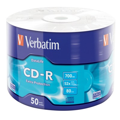 Verbatim CD-R Extra Protection 700 MB 52x 50 pz