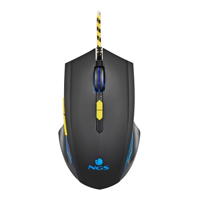 NGS GMX-123 mouse Gaming Ambidestro USB tipo A Ottico 3200 DPI
