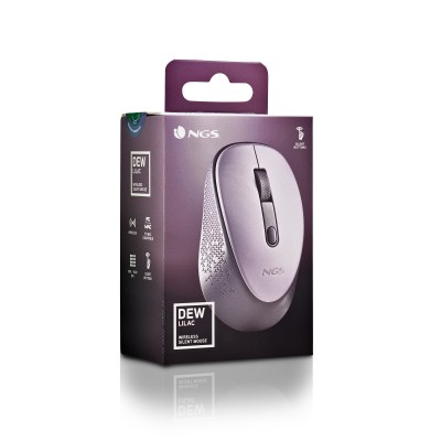 NGS DEW mouse Ufficio Ambidestro RF Wireless Ottico 1600 DPI