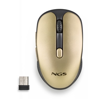 NGS EVO RUST mouse Ufficio Mano destra RF Wireless Ottico 1600 DPI