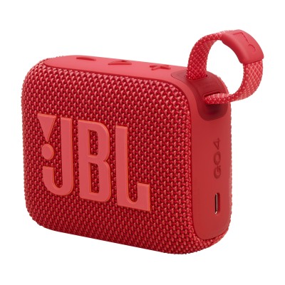 JBL Go 4, Sistema audio portatile waterproof e dustproof, Rosso