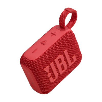 JBL Go 4, Sistema audio portatile waterproof e dustproof, Rosso