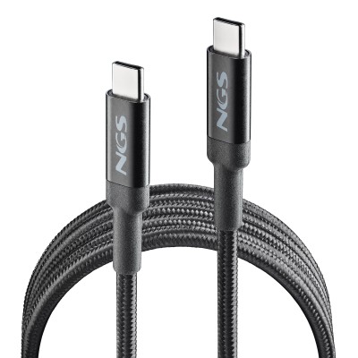 NGS KNOT 65W-2 cavo USB USB 2.0 2 m USB C 0,48 Gbit/s Nero