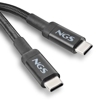 NGS KNOT 65W-2 cavo USB USB 2.0 2 m USB C 0,48 Gbit/s Nero