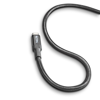 NGS KNOT 100W-2 cavo USB USB 2.0 2 m USB C 0,48 Gbit/s Nero