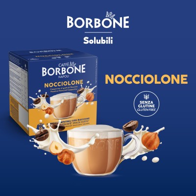Caffè Borbone Capsule Compatibili Dolce Gusto - Nocciolone - 16 caps