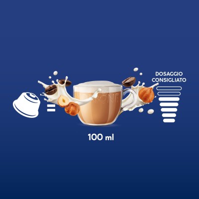 Caffè Borbone Capsule Compatibili Dolce Gusto - Nocciolone - 16 caps