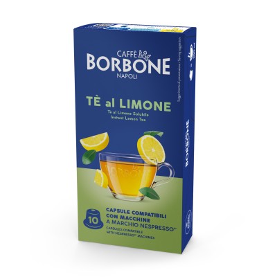 Caffè Borbone Capsule Compatibili sistema Nespresso - The Al Limone - 10 caps