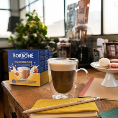 Caffè Borbone Capsule Compatibili Dolce Gusto - Nocciolone - 16 caps