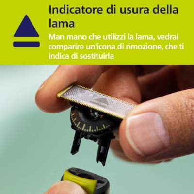 Philips Norelco OneBlade OneBlade QP420/50 Lama di ricambio 360