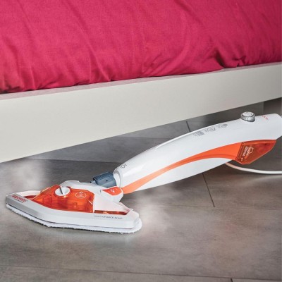 Polti PTEU0273 Pulitore a vapore Scopa a vapore 0,3 L 1500 W Arancione, Bianco