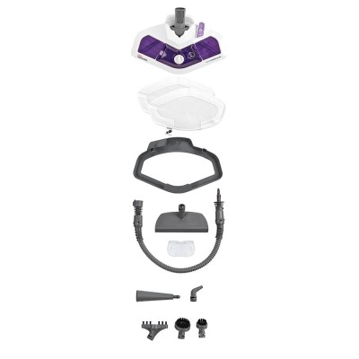Polti Vaporetto SV440_Double Scopa a vapore 0,3 L 1500 W Viola, Bianco