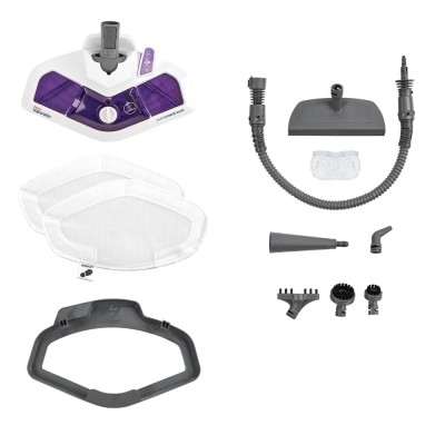 Polti Vaporetto SV440_Double Scopa a vapore 0,3 L 1500 W Viola, Bianco
