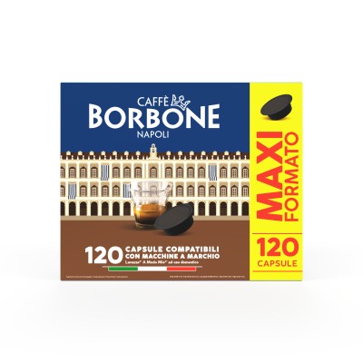 Caffè Borbone Capsule Compatibili sistema A Modo Mio - Miscela Decisa - 120 capsule