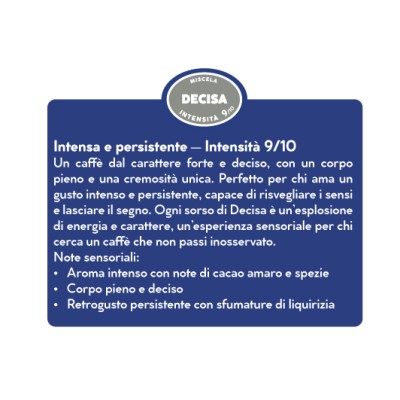 Caffè Borbone Capsule Compatibili sistema A Modo Mio - Miscela Decisa - 120 capsule