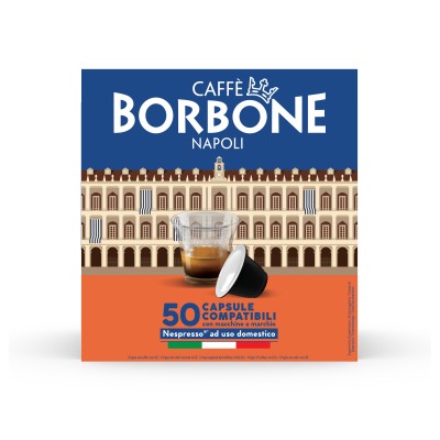 Caffè Borbone Capsule Compatibili sistema Nespresso - Miscela Decaffeinato - 50 capsule