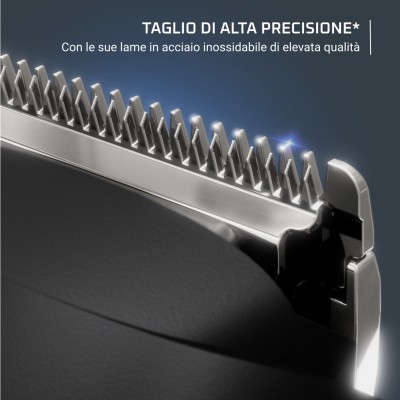Rowenta Stylis Regolabarba, Lame Autoaffilanti, 2 Pettini Regolabili TN2804E0