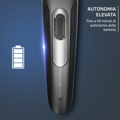 Rowenta Stylis Regolabarba, Lame Autoaffilanti, 2 Pettini Regolabili TN2804E0