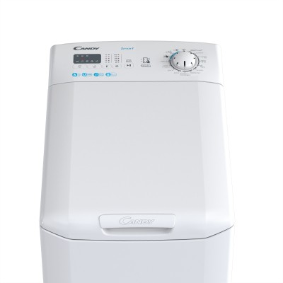 Candy Smart , Lavatrice Carica dall'alto 6 KG, Classe E, 1000 giri, Bianco, Wi-Fi, CST 06LE/1-11